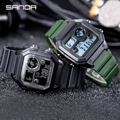 SANDA Brand Men Sports Watches